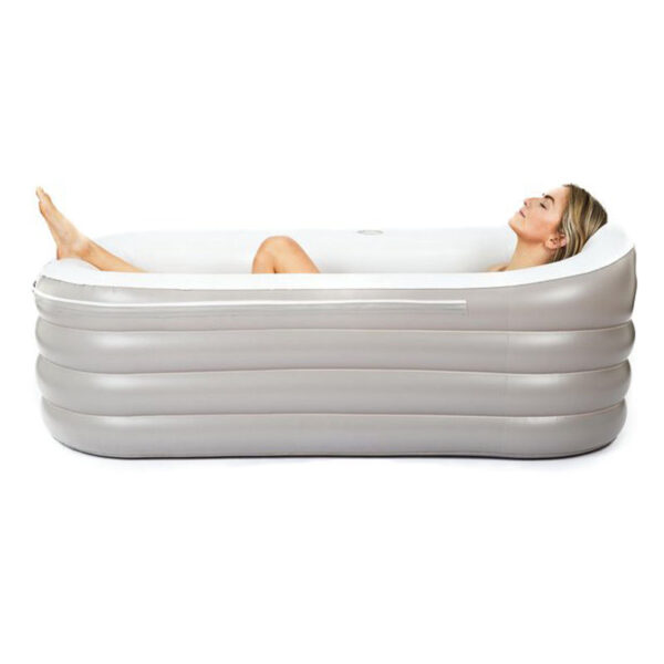 AIRTUB Inflatable bathtub deluxe – Mellomgrå